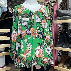 Floral Work Blouse